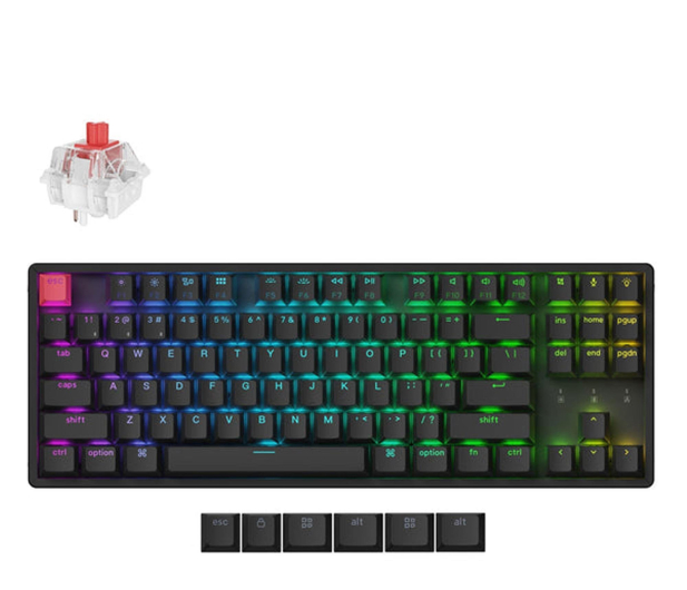 Keychron OUTLET - K8X J1 Super Red Switch HotSwap RGB ALU 80% - 1516943 - zdjęcie 2